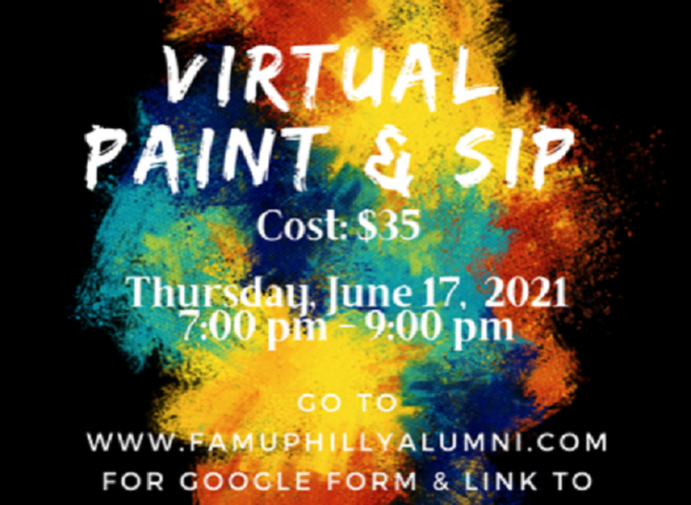 Virtual Paint & Sip – Thursday, June 17th